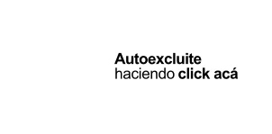Autoexclusión PBA